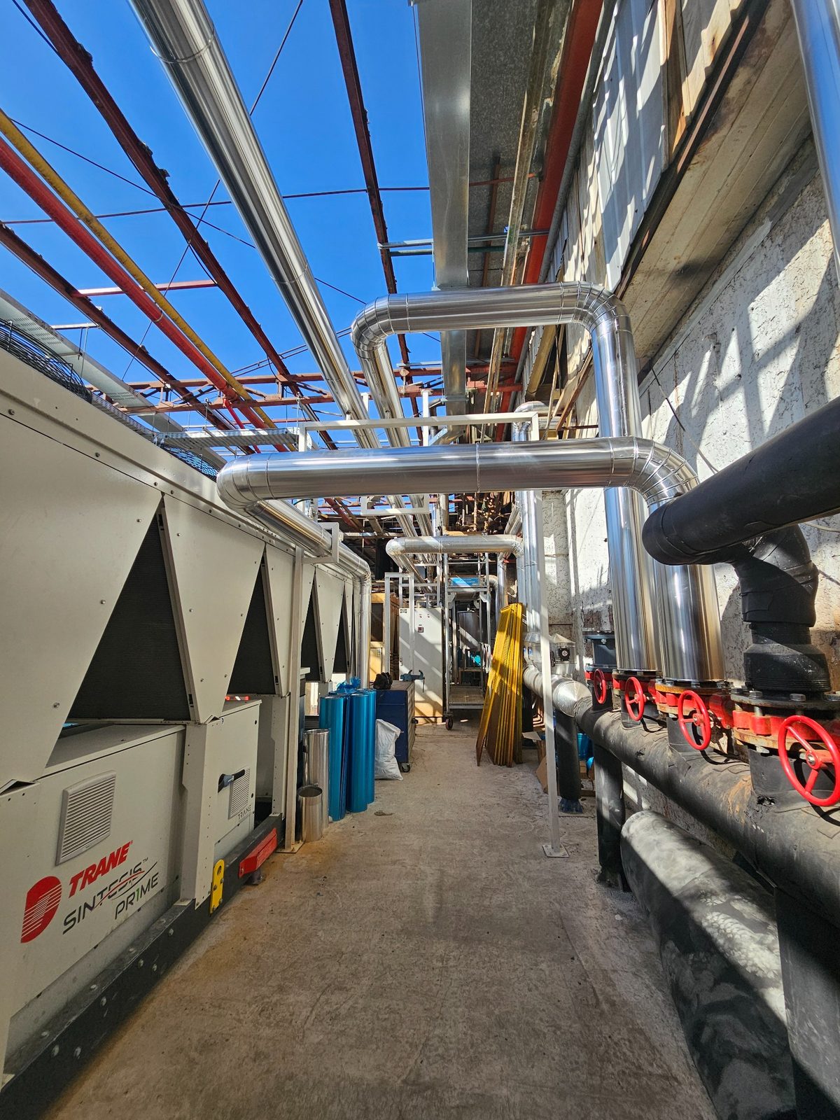 Trabajo de aislación térmica industrial CYC CreAccion