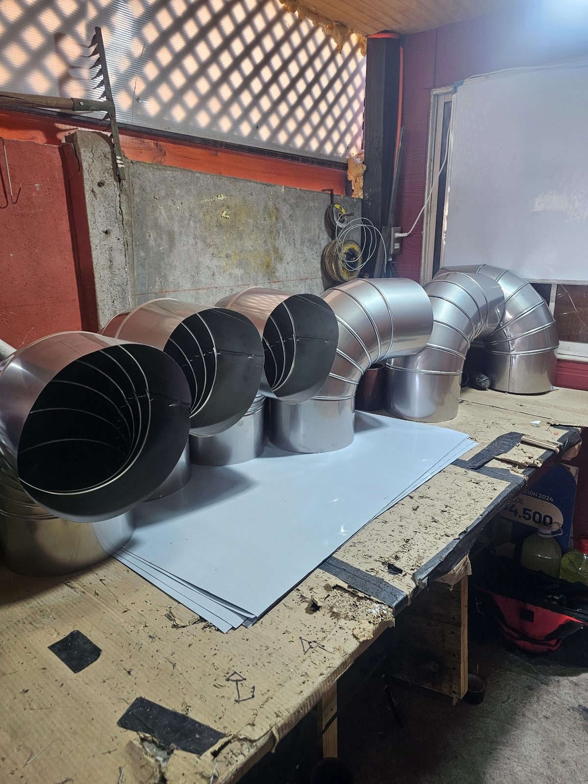 Trabajo industrial de aislación térmica CYC CreAccion